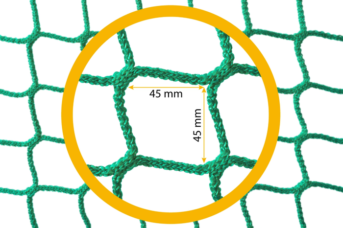 Red de transporte para remolque UNITRAILER que sujeta la carga de un remolque de 160x300cm