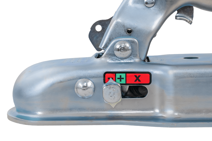 Enganche de bola KNOTT KQ14-C para remolque de 1400 kg con barra de tiro cuadrada de 70 mm