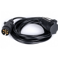 Cable eléctrico KAMAR E1223 de 5 m, enchufe/toma de 12 V, 7 pines