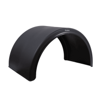 Guardabarros doble para remolque de 19,5 a 22,5", paso de rueda DOMAR DK1540, 1100/550 mm