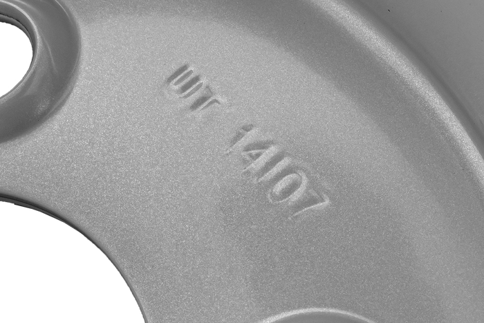 Llanta de acero UNITRAILER 5.5" x 8" H2 4x100 ET:-2