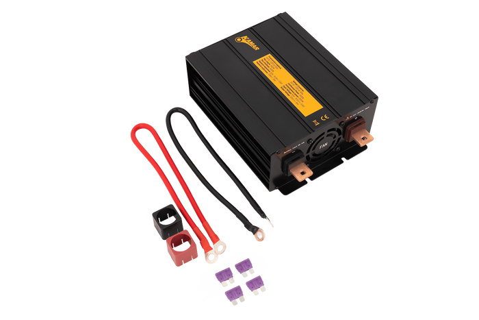 Convertidor de voltaje 12V/230V (1000/2000W) KAMAR E1926