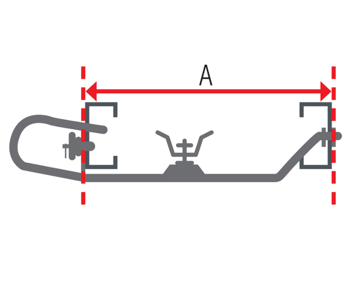 Portaruedas de repuesto AL-KO, soporte para ruedas de caravana de 1050-1250 mm
