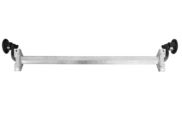 AL-KO OPTIMA eje sin freno para remolque 750kg 1260mm 1573mm 4x100