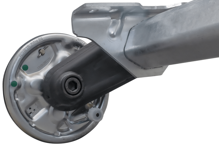 AL-KO COMPACT eje frenado para remolque / grúa 1350kg 1750mm 2200mm 5x112