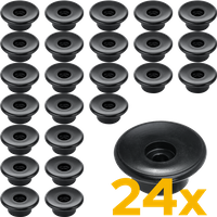 Rodillos laterales para remolque TULPLAST para fijar cubiertas, redes y lonas, juego de 24