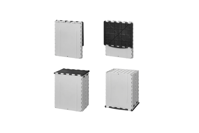 Cubo de basura plegable para camping ProPlus 370408, capacidad 30 l.