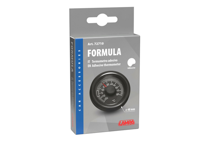 Termómetro analógico interno LAMPA 72710 autoadhesivo, diámetro 48 mm