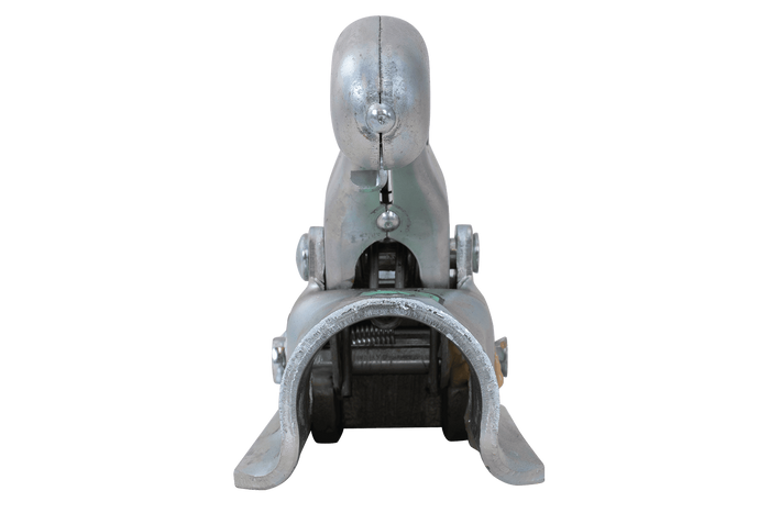 Enganche de bola KNOTT K20-B para remolque de 2000 kg con barra de tiro de tubo de 45 mm, hierro fundido