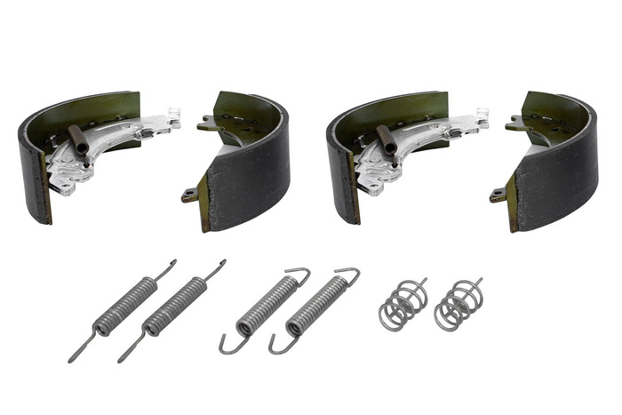 Zapatas de freno para ejes KNOTT 200x50 con un completo de muelles UNITRAILER
