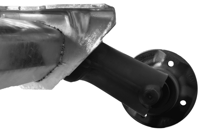 AL-KO OPTIMA eje sin freno para remolque 750kg 1350mm 1840mm 4x100