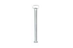 UNITRAILER MS 0019-700 soporte fijo para remolque de plataforma plana de 150 kg, 48 mm, 700 mm