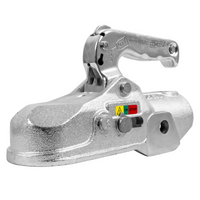 Enganche de bola WINTERHOFF WW 350-RB-K1414 para remolque de 3500 kg con barra de tiro de tubo de 50 mm, hierro fundido.