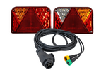 Luces traseras LED DOBPLAST DPT35 + arnés MANTES 4m 13PIN