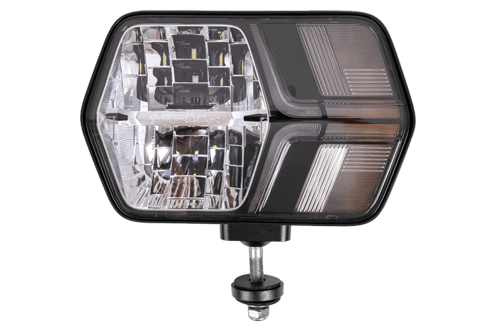 Faro delantero LED ASPÖCK LuxLED II de 7 funciones y 6 pines, DEUTSCH DT06-6S (izquierdo)