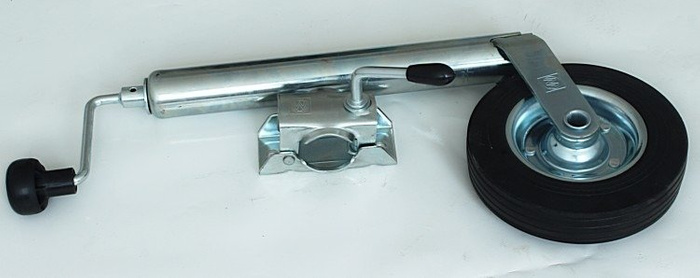 Rueda jockey con abrazadera WINTERHOFF ST48-200VB+KLE48 150kg 48mm 505-725mm