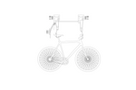 Soporte de techo ProPlus 730915V01 para bicicleta, kayak y escalera, 57 kg.