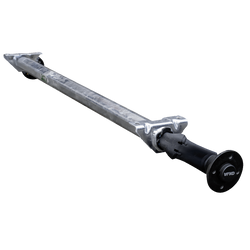 Eje sin freno AL-KO OPTIMA para remolque 750kg 1260mm 1660mm 4x100
