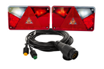 Luces traseras LED ASPÖCK + arnés MANTES de 7 m y 13 pines