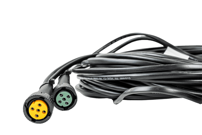 Instalación eléctrica ASPÖCK para remolque, arnés de grúa, 7 m, conector 13/8 PIN, bayonetas 2x 5 PIN