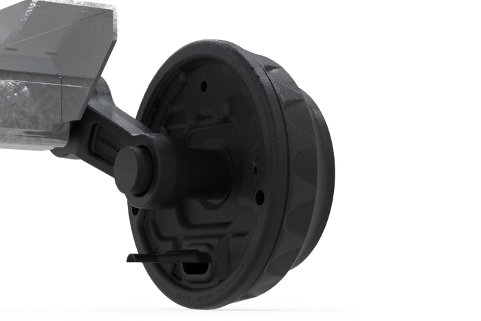 KNOTT VGB18 eje frenado para remolque / grúa 1800kg 1140/1248mm 1700mm 5x112