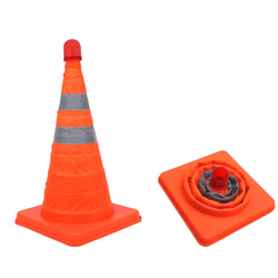 Cono de tráfico LED ProPlus 540319, cono de advertencia plegable, 41 cm