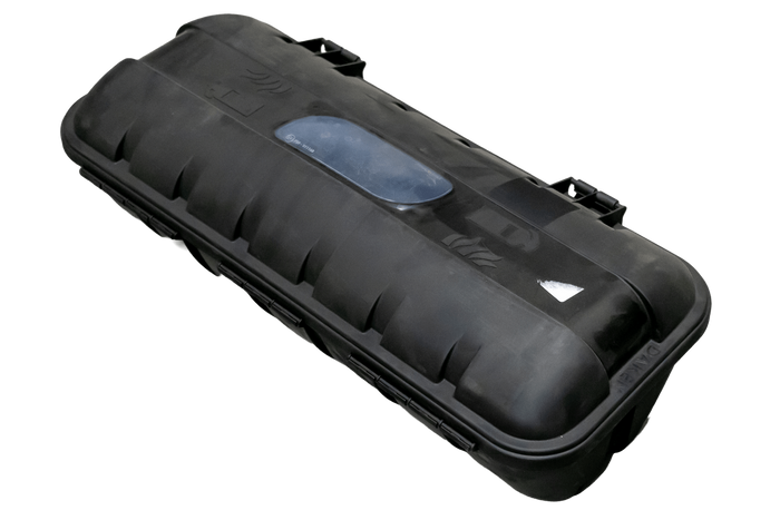 Caja para extintor de incendios OUTLET 9/12 kg DAKEN 82511 STRIKE 707 x 322 x 239 mm negra