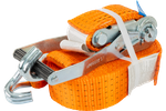 Cinta transportadora UNITRAILER de 8 m/50 mm/5 t de color naranja con tensor