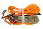 Cinta transportadora UNITRAILER de 2 m/35 mm/2 t de color naranja con tensor