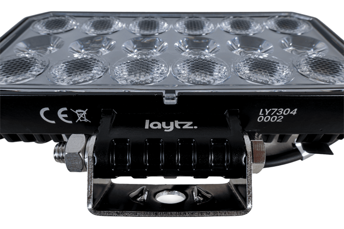 Reflector de lámpara de trabajo LED LAYTZ LY7304, 66 LED, 5800 lm, rectangular.