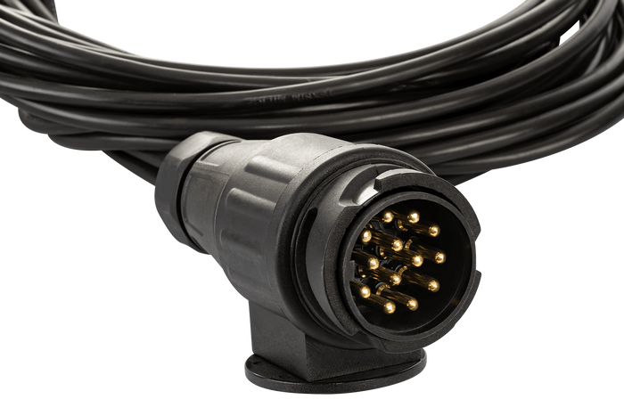 Luces traseras LED ASPÖCK + arnés MANTES de 7 m y 13 pines