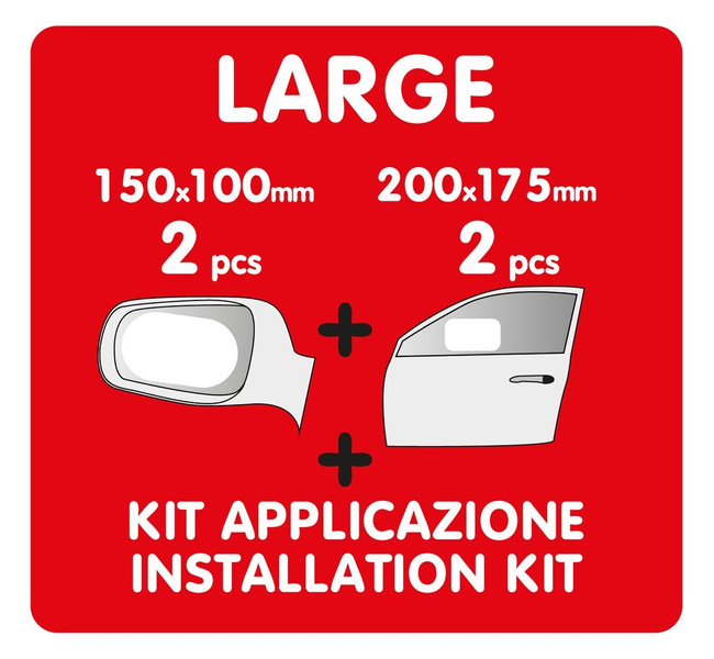 Protector film para los espejos y ventanas anti lluvia GRANDE