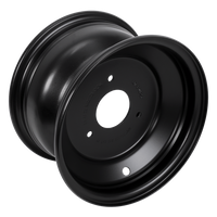 Llanta de acero UNITRAILER negra 5ATx8"H2 3x90 ET:-11.23