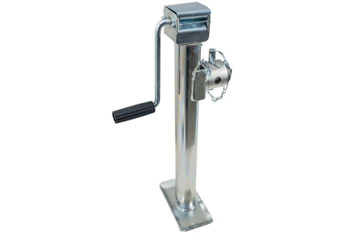 Soporte de manivela extensible UNITRAILER TJ5002 para remolque de plataforma plana de 1300 kg, 560-940 mm