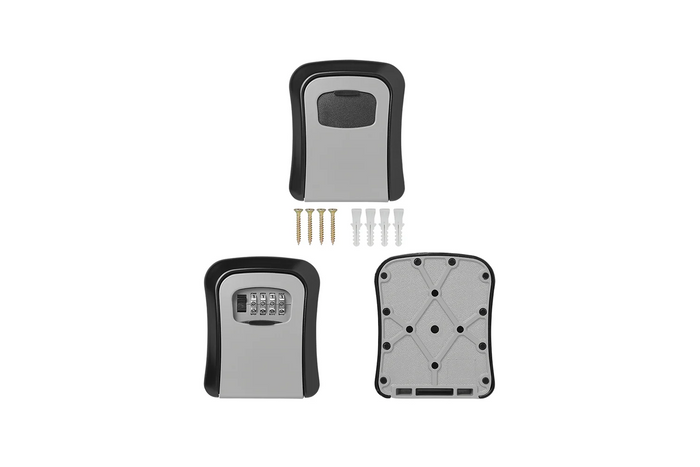 Caja fuerte para llaves con cerradura de combinación ProPlus 540254, taquilla exterior con código.