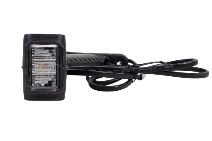 Luz de posición izquierda LED ASPÖCK SUPERPOINT IV con brazo de goma