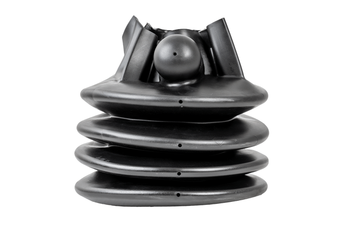 Enganche de bola KNOTT KS30 con estabilizador para remolque de 3000kg con lanza tubular de 50mm