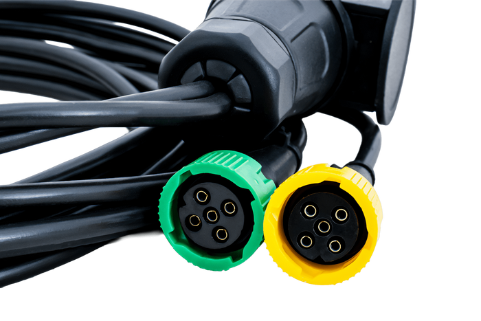 Luces traseras DOBPLAST DPT35 + arnés MANTES 4m 13PIN