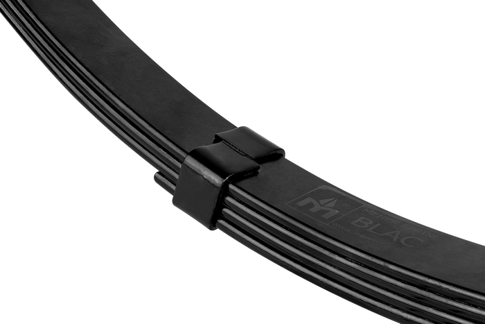 Muelle de 4 hojas para remolques de 76,5 cm y 375 kg.