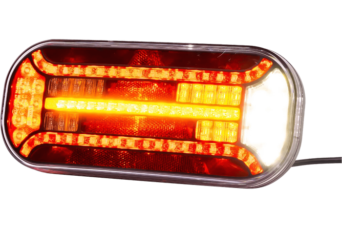 FRISTOM FT-610 Piloto trasero LED, 6 funciones, izquierdo