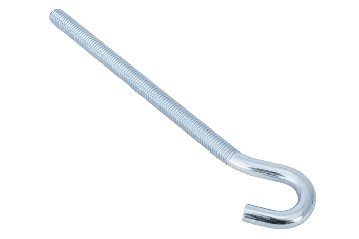 Gancho de construcción DROMET HZ M8x160 con extremo abierto (curvado)