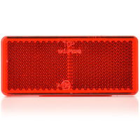 Dispositivo reflectante 96x42 mm trasero con cinta adhesiva