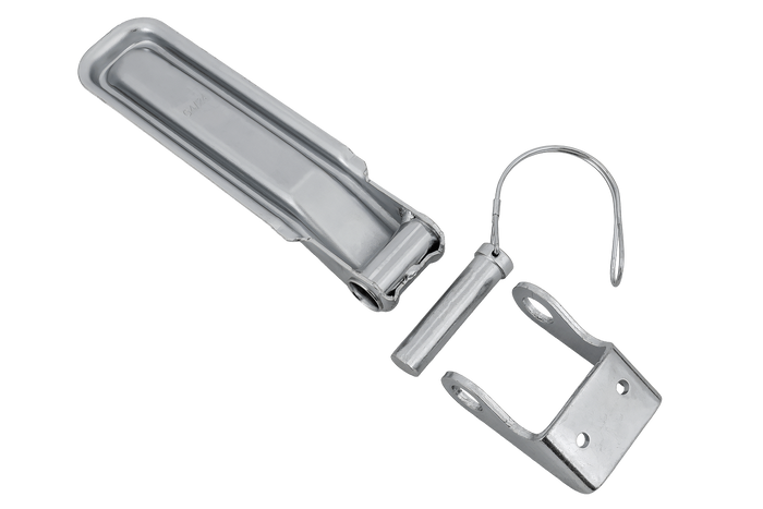 Bisagra lateral con tirador WINTERHOFF BSCH 10-17-220+BSCHG 10-17-C montaje lateral completo para remolque