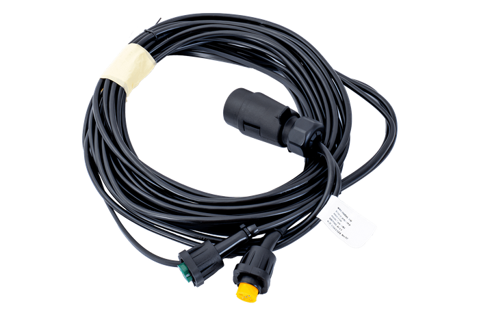 Juego de luces: luces traseras DOBPLAST DPT35 + luces de posición laterales ASPÖCK FLEXIPOINT I + arnés MANTES 4,5 m 7PIN