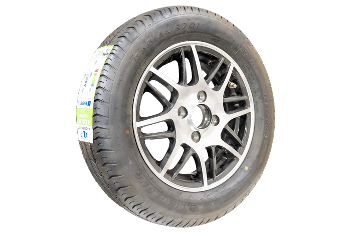 OUTLET Rueda de remolque LINGLONG TIRE 155/70 R13 75N ALU RIM UNITRAILER 4Jx13" 4x100 ET:30