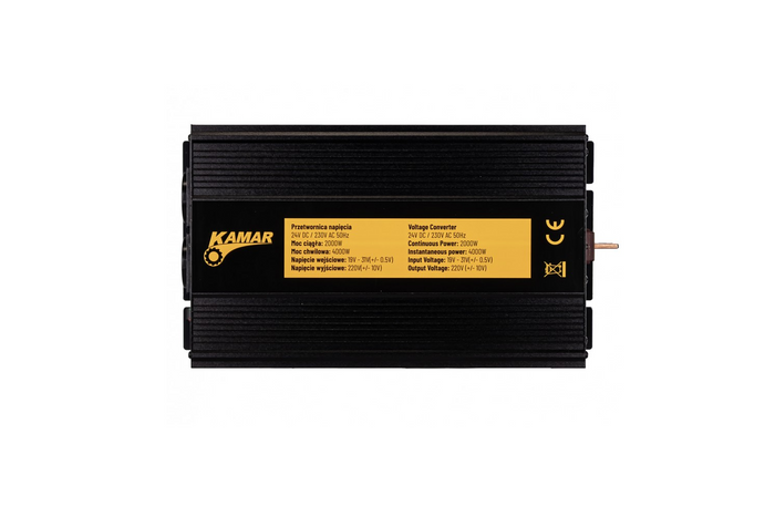Convertidor de voltaje 24V/230V (2000/4000W) KAMAR E1931