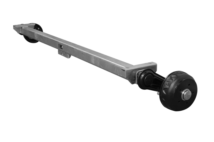 Eje con freno KNOTT VGB13M para remolque/portacoches 1350 kg 1900 mm 2350 mm 5x112
