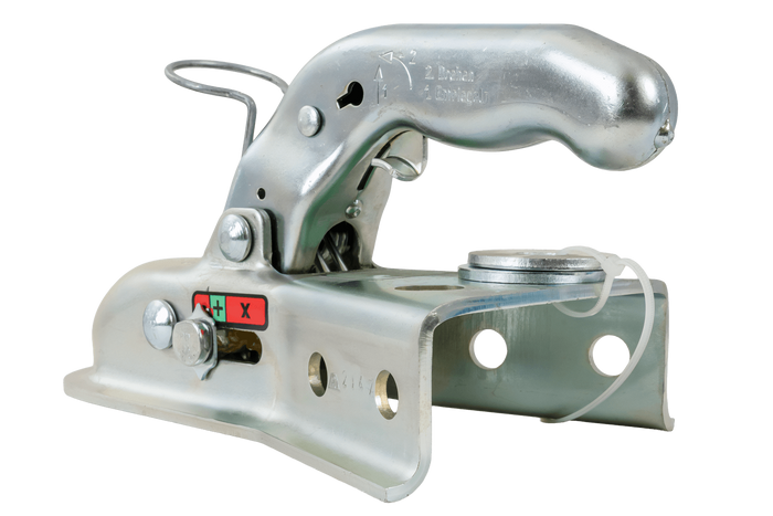 Enganche de bola KNOTT 6E0176.001 para remolque de 750 kg con barra de tiro tipo V