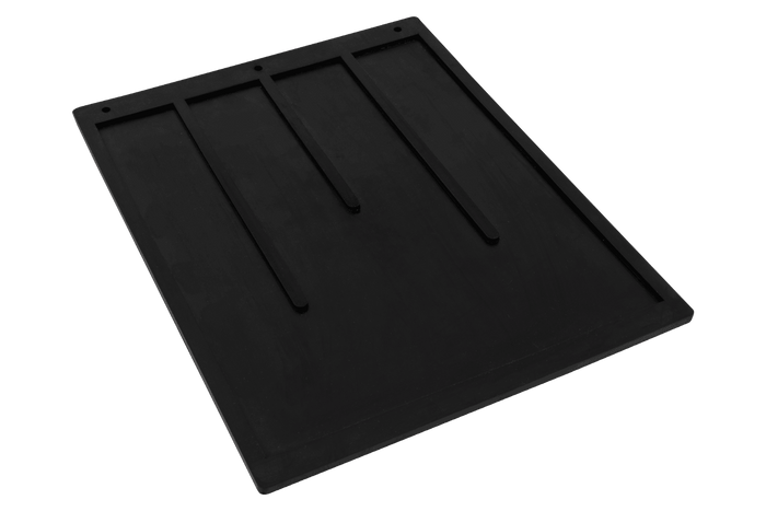 Juego de dos guardabarros de goma UNITRAILER, cubiertas de guardabarros de 310/390 mm