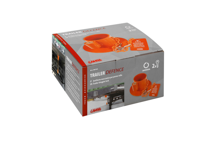 Cerradura de remolque TIR con protección para pasador LAMP 98703